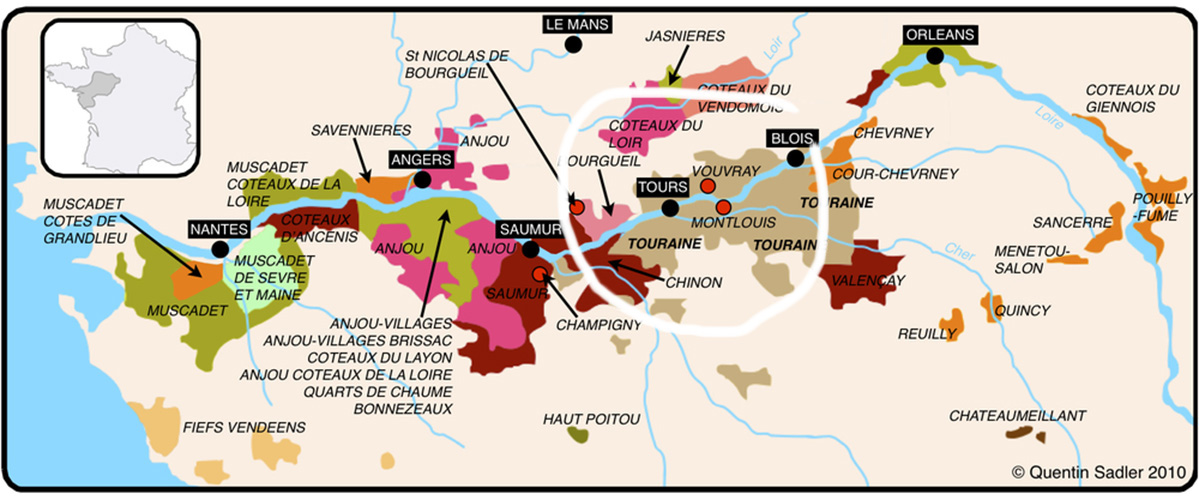 Loire valley organic wine tour